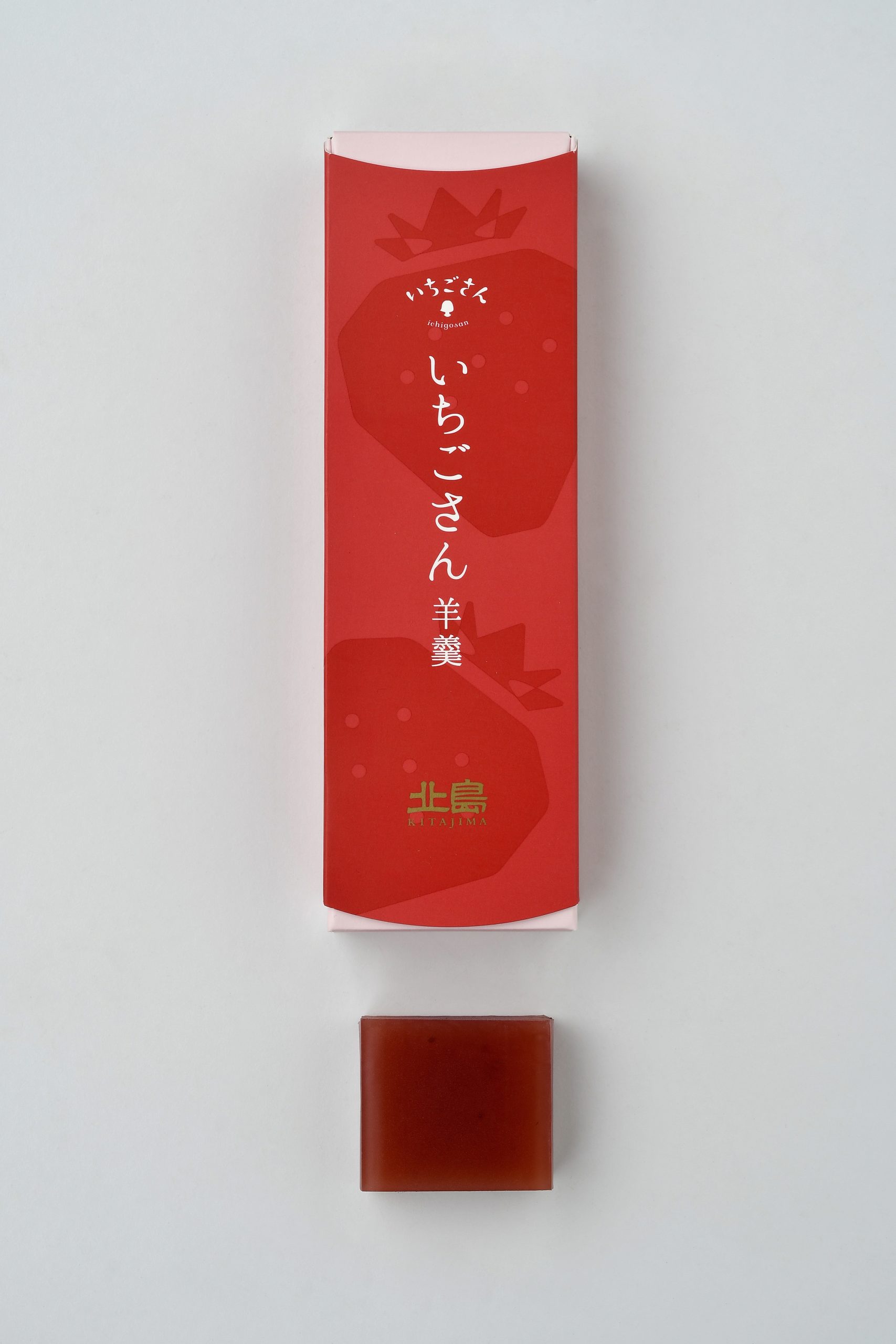 2023年2月の和菓子として「いちごさん羊羹」を販売